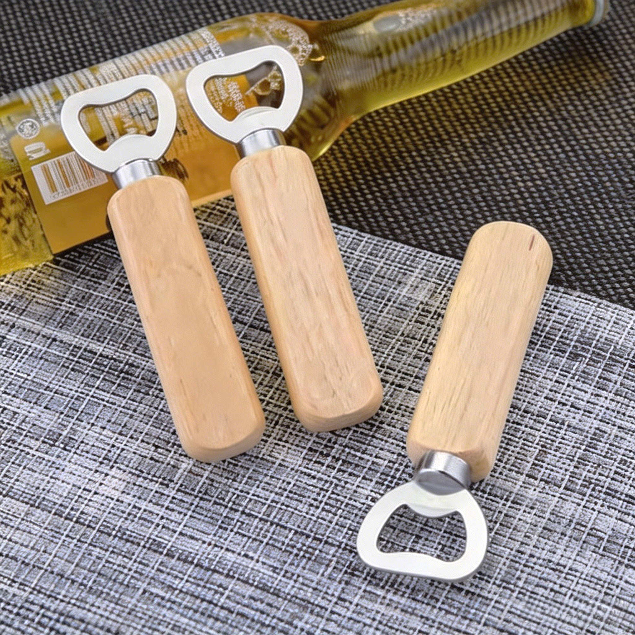 Custom Wooden Bar Bottle Opener