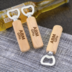 Custom Wooden Bar Bottle Opener