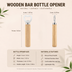 Custom Wooden Bar Bottle Opener