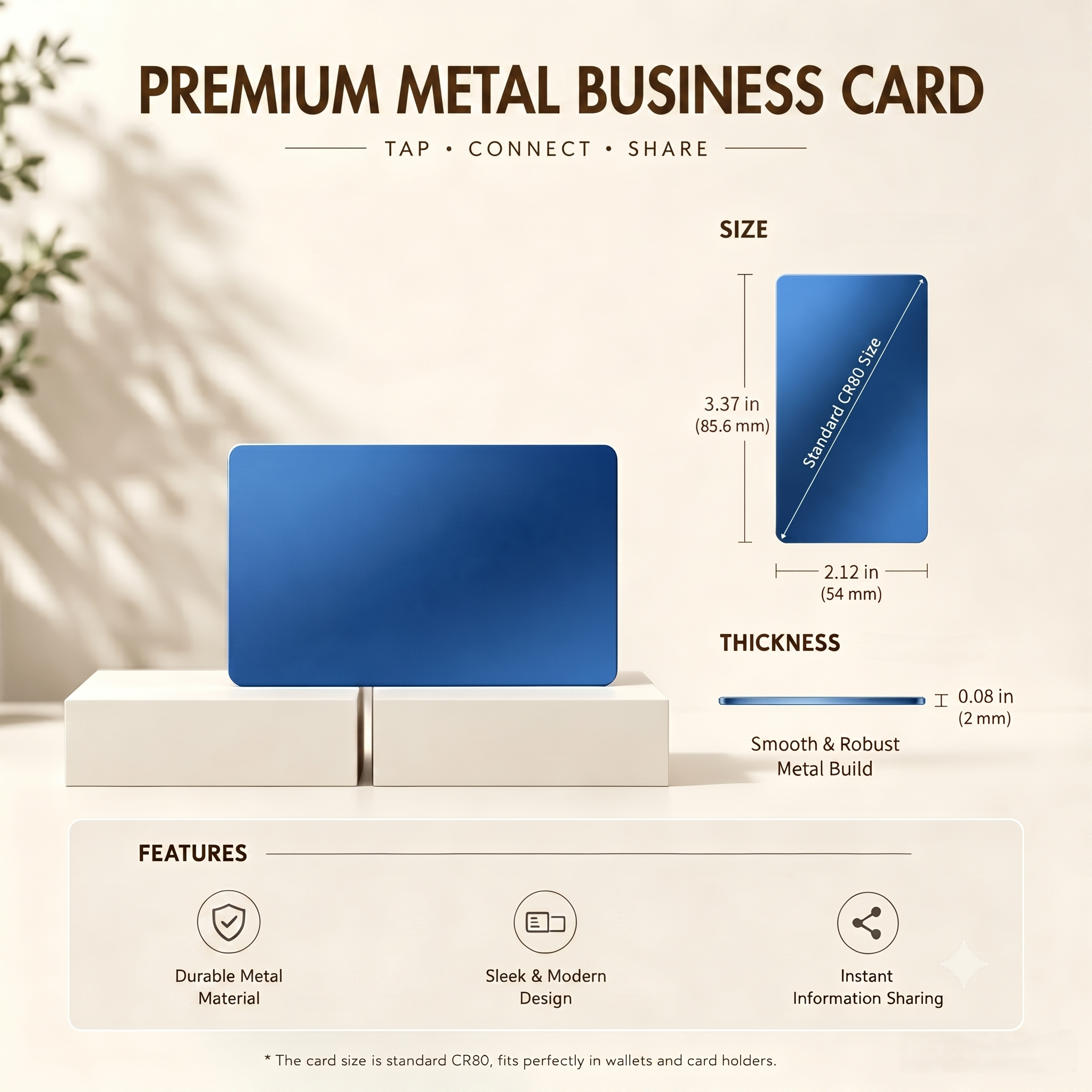 Custom Metal Business Card
