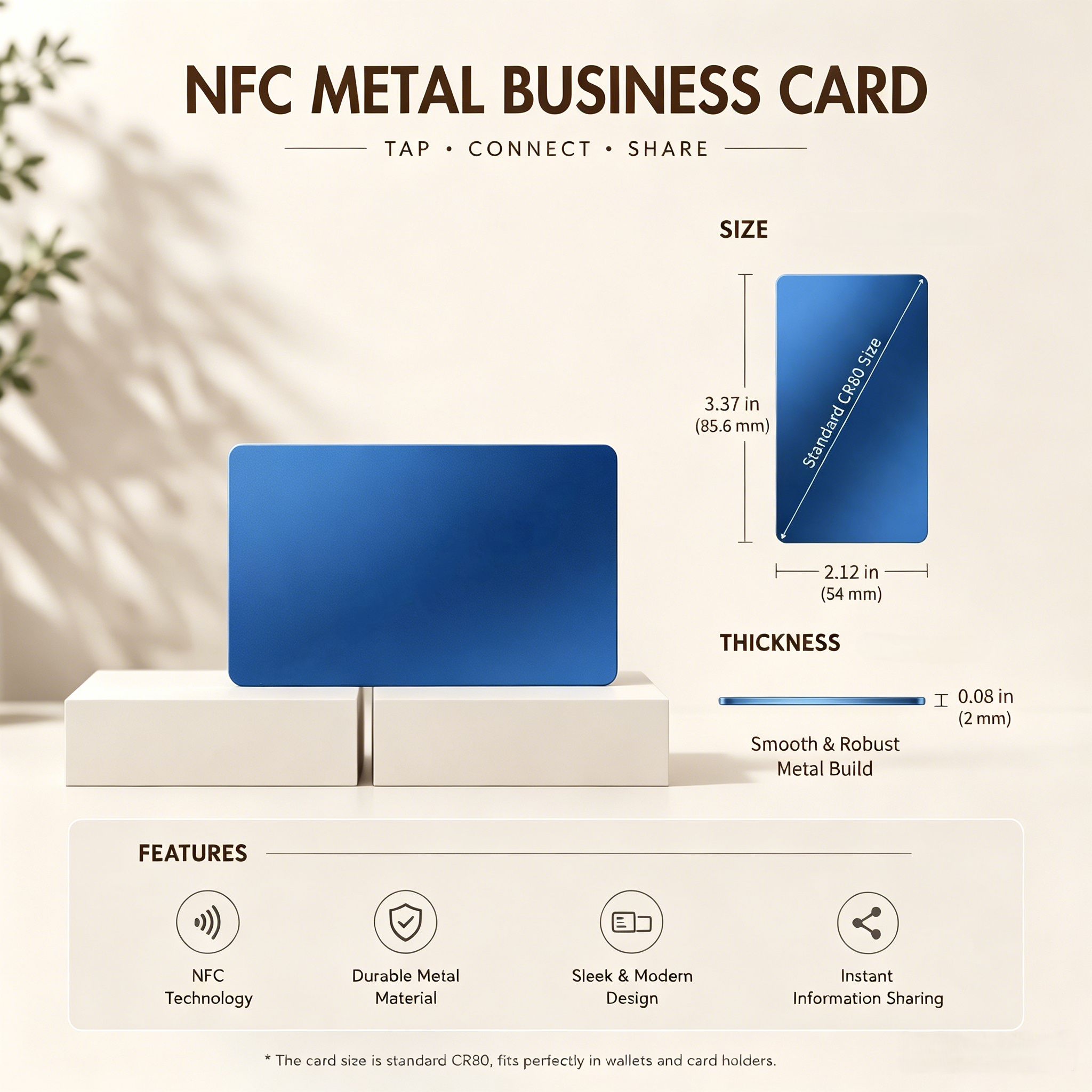 Custom NFC Metal Business Card